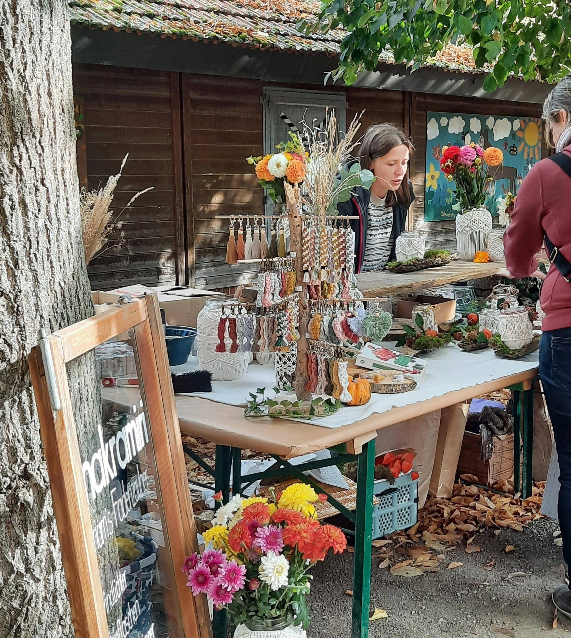 Makramiri Stand Kürbisfest Mundenhof 2023